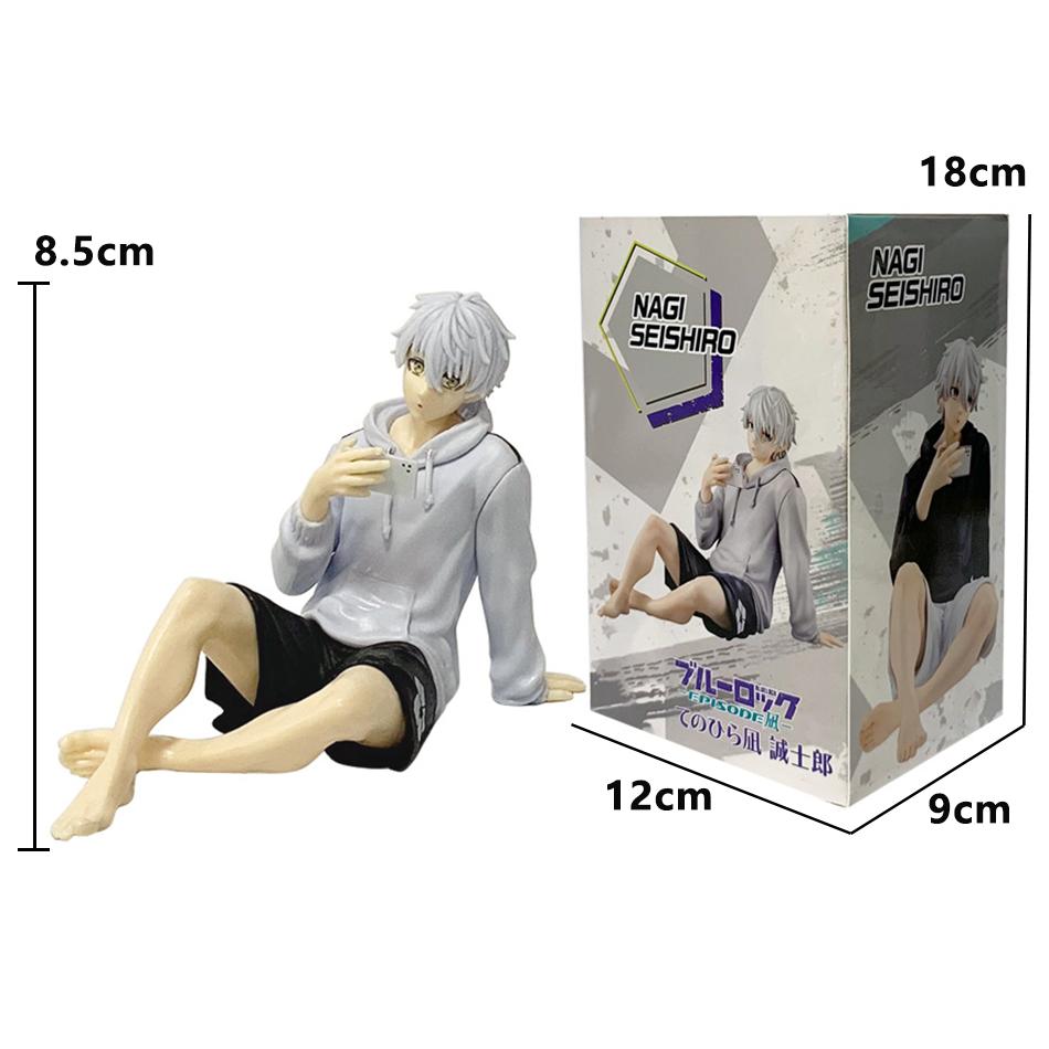 Аніме 8.5см Megahouse Blue Lock Нагі Сейсіро GEM Аніме Фігурка ПВХ Мила Настільна Прикраса Модель Іграшки Дитячі Різдвяні Подарунки