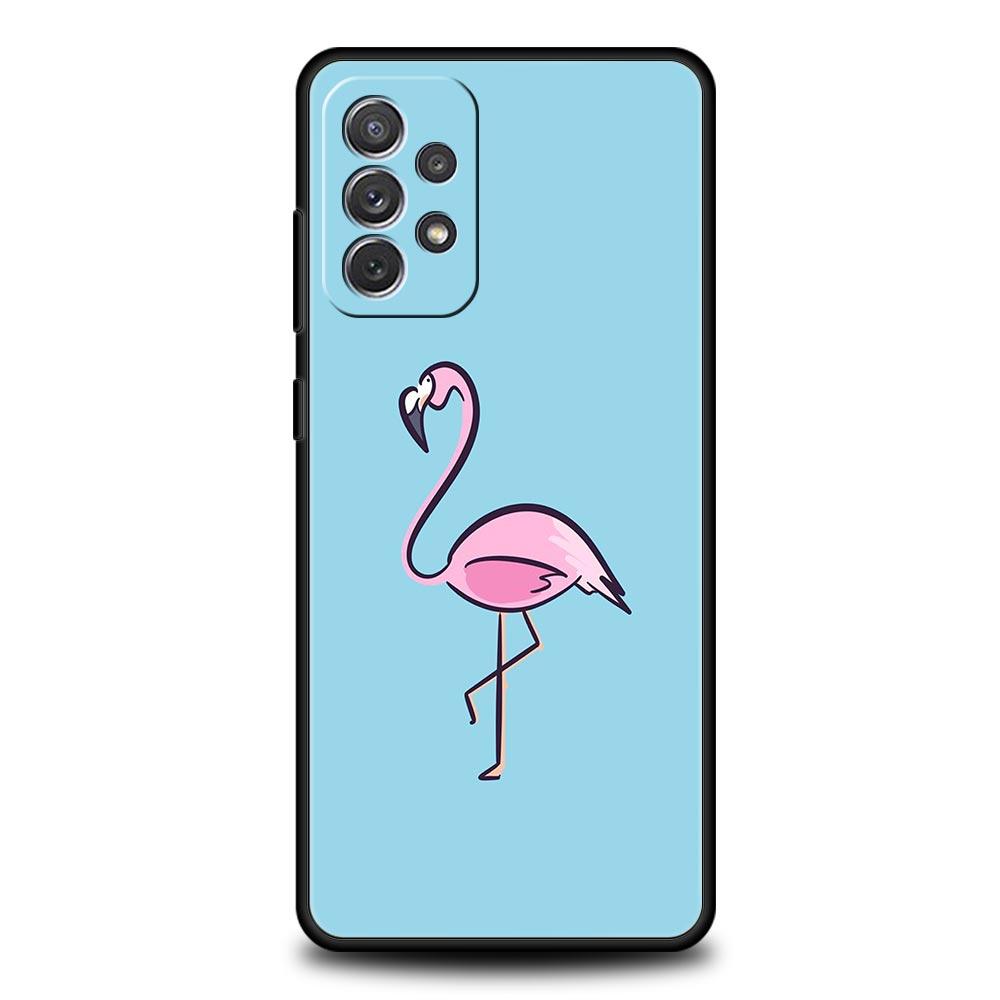 Pink Red Flamingo Phone Case For Samsung Galaxy A51 A71 A21S A12 A11 A31 A41 A01 A03s A52 A32 A22 A13 A23 A33 A53 A73 5G Cover