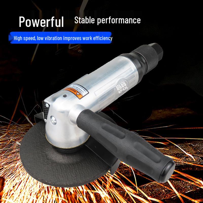 Gaobao 5" Industrial Pneumatic Angle Grinder 125mm Air-Powered Grinding & Polishing Tool