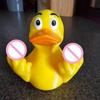 Mischief Little Duck Resin Decorations Desktop Ornaments Practical Joke Duck Toy Sculptures Animal Figures Car Interior Decor