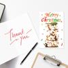 10PCS Cute Cartoon Christmas Greeting Cards Set with Envelopes, Large Size Hand-drawn Xmas Cards for Holiday Wishes & Gifts