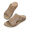 Summer new platform slippers large size casual fish mouth platform slippers shoes