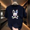 Buntes Knochenhasen-T-Shirt Geeignet für Unisex Mütter und Freunde Paare Stil Modisch und Locker Jugendlich