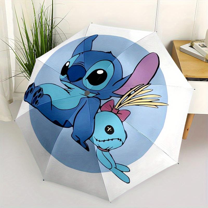 

Disney Stitch,Alien Automatic Opening and Closing Umbrella - Suitable for all occasion and business umbrella, unisex portable tri-fold small