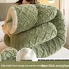 LISM Thick Coral Fleece Winter Quilt with Soy Fiber Fill