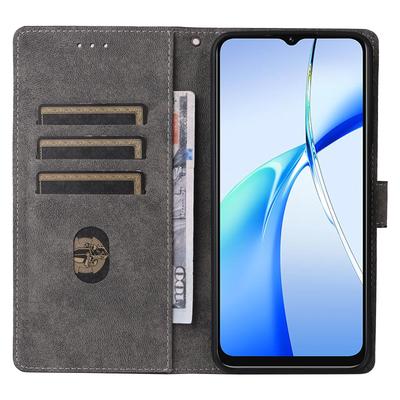 For Oukitel C57 Pro/C57s Wallet Case RFID Blocking PU Leather Cover Stand View