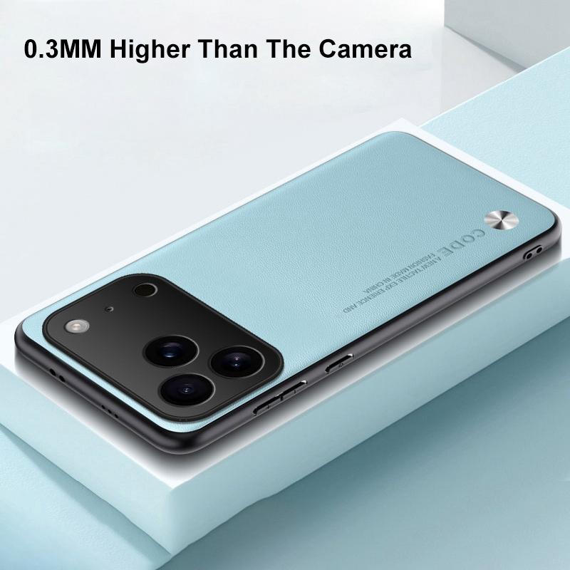 Luxury PU Leather Case For iPhone 17 Pro Max Back Cover Silicone Full Protection Phone Case For iPhone Air iPhone17 Pro 5G Coque