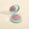 Portable Round Folding Hair & Massage Comb Set