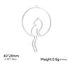 Teamer 3pcs/lot Pet Cat Pendant Gold Color Stainless Steel Kitten Animal Charms for Necklaces Earrings Jewelry Making Wholesale