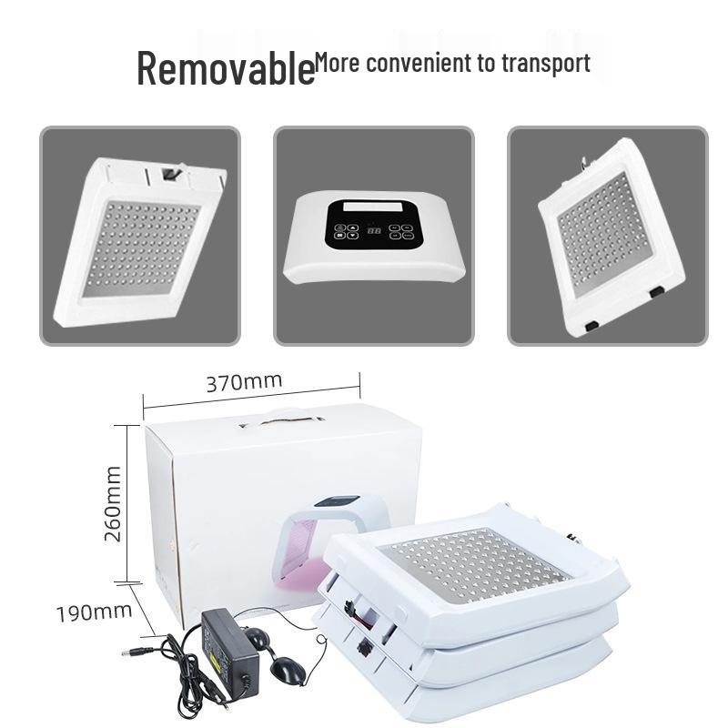 Folding LED Spectrometer Colorful Photon Skin Rejuvenation Light Therapy Device