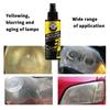 Car Headlight Coating Spray Liquid Car Light Cleaner and Restorer UV Resistant Long Lasting Head Light Coating Spray for Car SUV