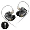 KZ Vader Pro In-Ear Monitor Earphones, Triple Dynamic Driver IEM with 4 Tuning Switches, Full Frequency Stereo Sound Clarity, Comfortable
