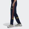 Adidas Originals Trefoil Printed Logo Striped Casual Pants Men Bottoms Blue HM4829