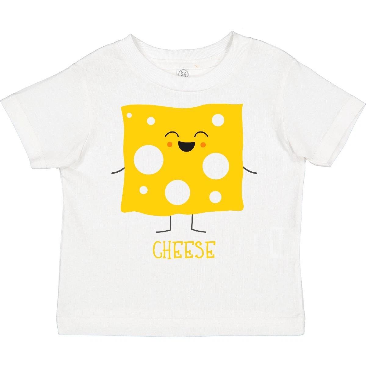 Inktastic Cute Kawaii Cheese Toddler T-Shirt Macaroni Mac & Halloween Matching 100