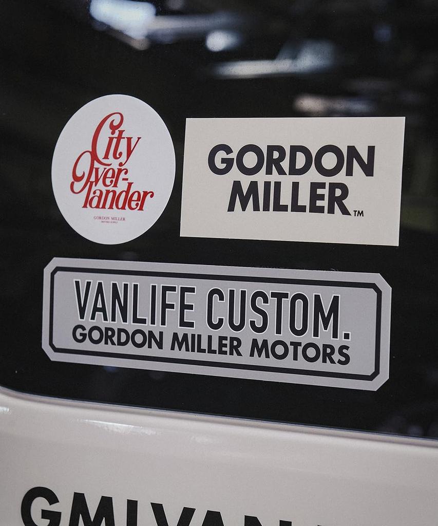 GORDON MILLER City Overlander Sticker ONE SIZE Black