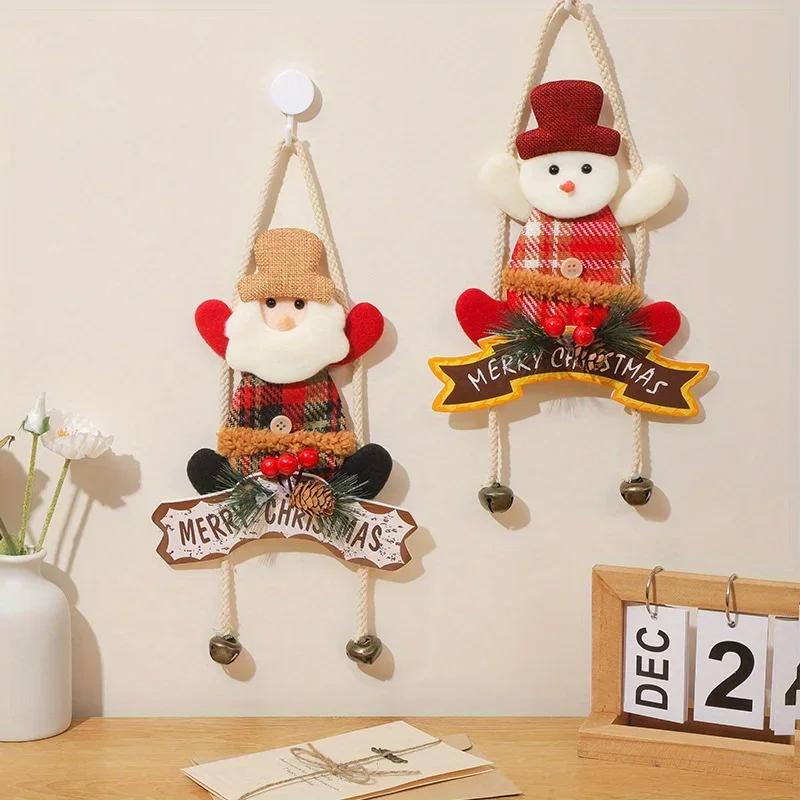 Vánoční dekorace Vánoční dekorace Santa Claus Sněhulák Los Závěsné přívěsky Ozdoby Panenky Festivalová scéna Dekorace