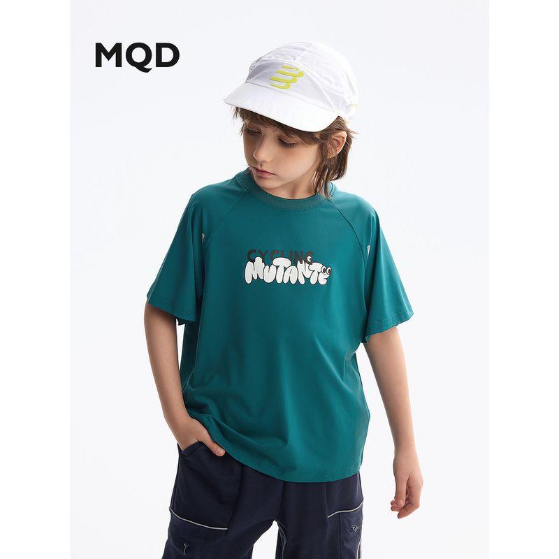 [Moisture-Absorbing and Quick-Drying] Mqd Children's Clothing Boys' Short-Sleeved T-Shirt Summer New Cycling Clothing Children's Sports Top