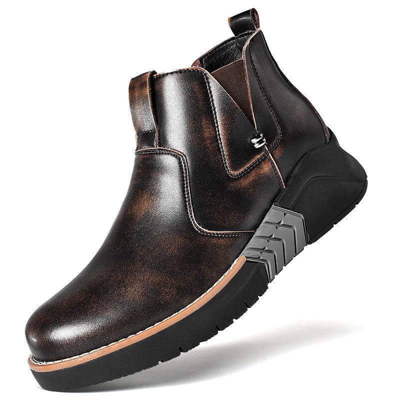 

2022 весна и осень, новые ботинки martin, мужская повседневная кожаная обувь на толстой подошве 43