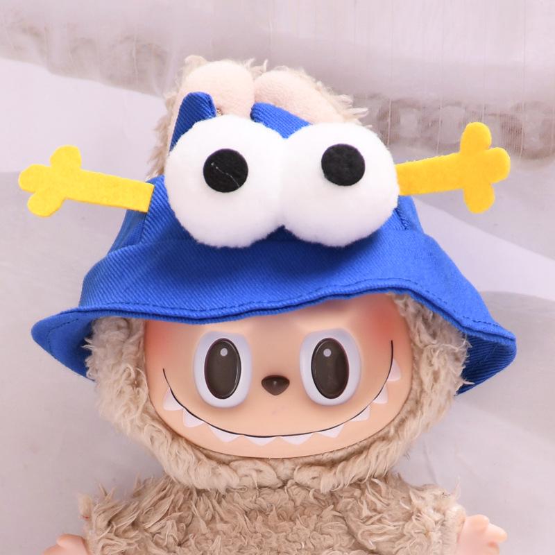 Pandantiv pălărie Labubu de 17 cm: Accesoriu vestimentar/Breloc/Amulet pentru geantă de umăr/Cană cu apă