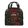 FNAF At Freddys Product Insulated Lunch Bag For Picnic Food Storage Bag Leakproof Thermal Cooler Lunch Boxes