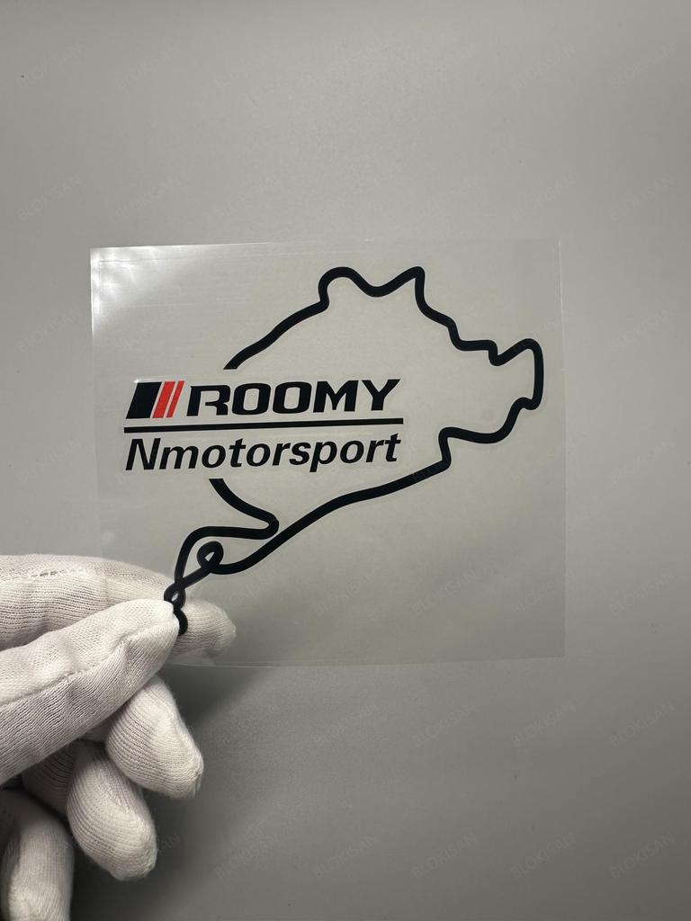 Roomy Fuel Filler Cover Sticker Rear Glass Rear M700A M710A