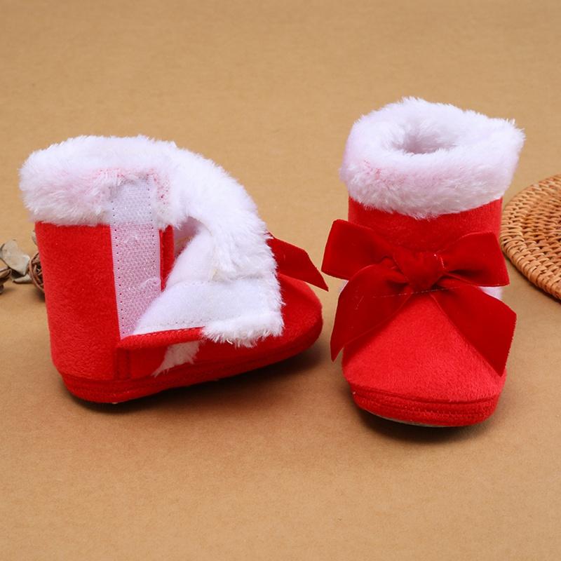 New Fashion Comfortable Shoes Newborn Baby Girls Boys Soft Booties Solid Pompom Snow Boots Infant Toddler Newborn Warming Shoes
