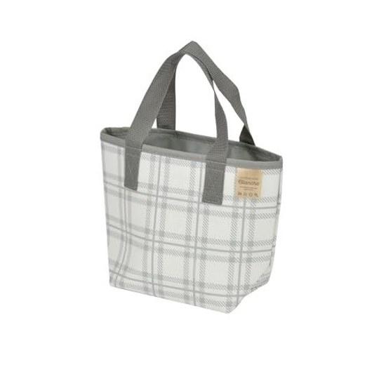 Captain Stag Cooler Bag Foldable Storage Capacity 4L/8L/10L Size S/M Gray/check Blanche.