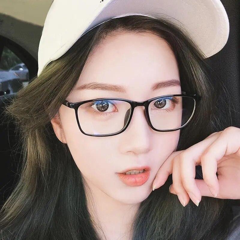 Simple Style Computer Glasses Frame Women Men Anti Blue Light Square Eyewear Blocking Glasses Optical Spectacle Eyeglass