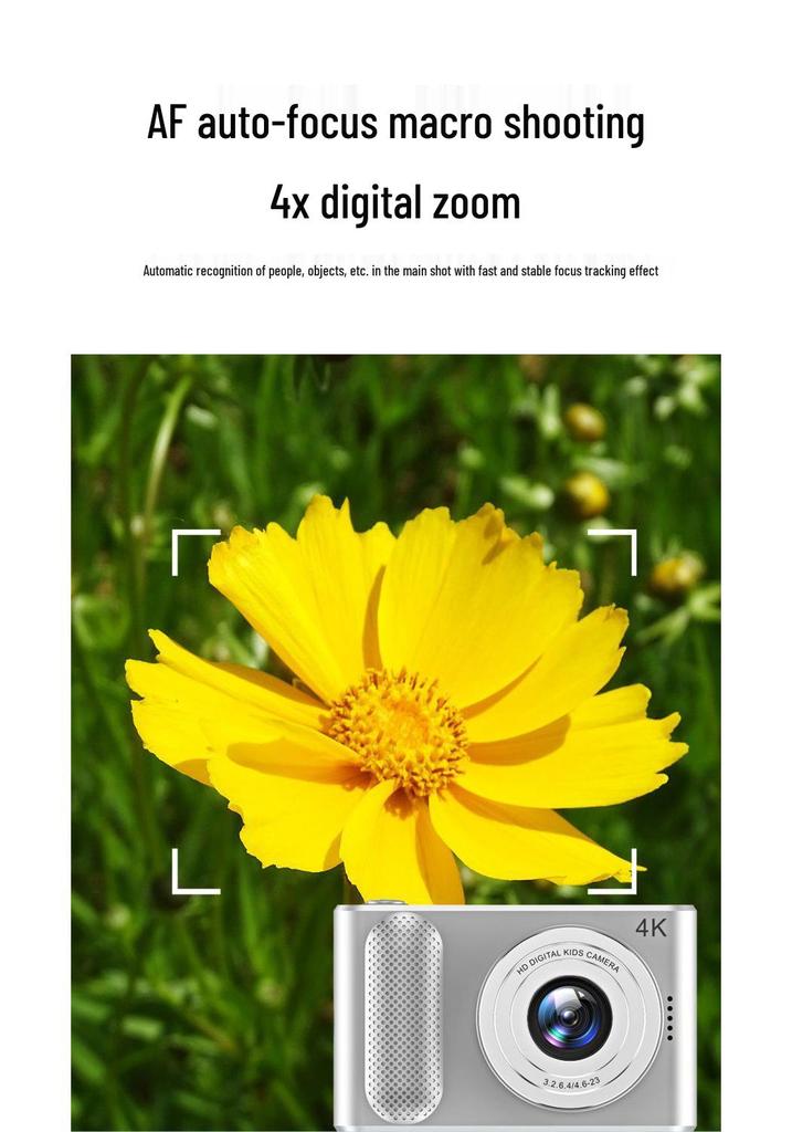 P1 HD Mini Dual Camera 4K Digital Student DSLR - Kids' Multifunctional Photography