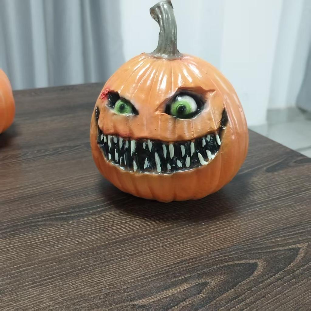 Elastic Multi-Eyed Funny Pumpkin Halloween Decoration for Party Décor