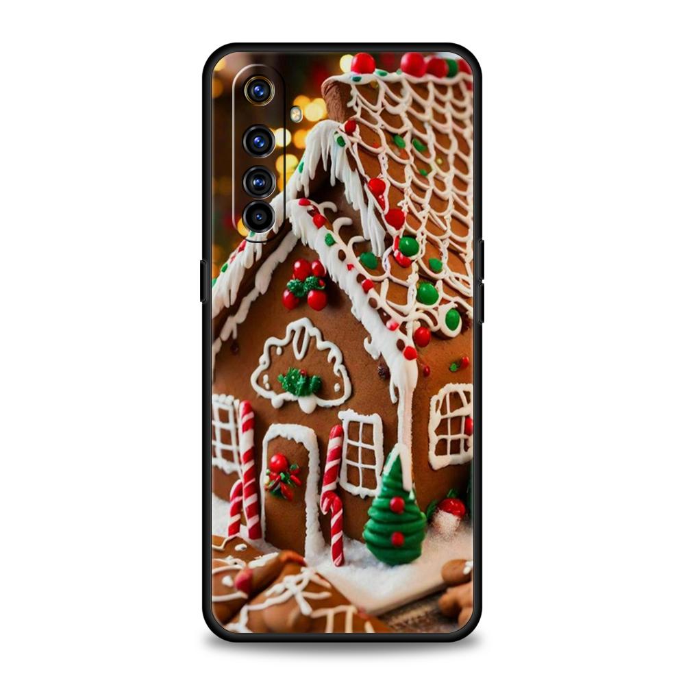 New Year Christmas Silicone For Realme 10 11 8i 9i 9 Pro Plus GT2 C3 6 7 8 Pro C21 C11 C25 C35 Pro 5G Shockproof Phone Case Bags