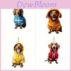 Stylish Acrylic Christmas Dog Keychain Multi-functional Car Home Decoration Accessory