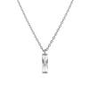 Square Crystal Pendant Necklace (14k Plated) SHNE0011