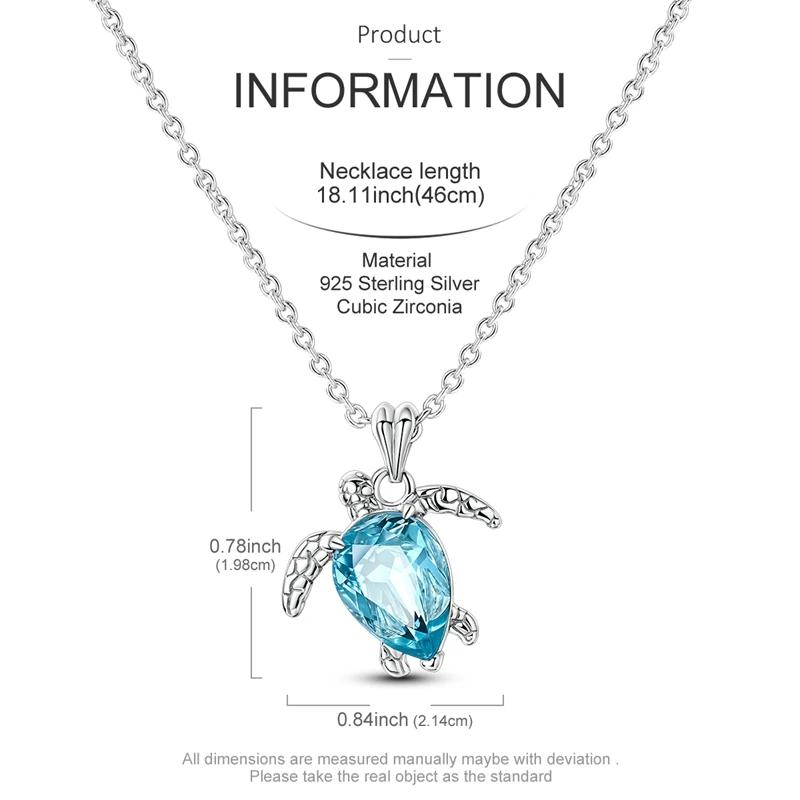 Original 925 Silver Necklace For Women Class Style Heart Shape Romantic Style High Quality Women Necklace Jewelry Gift