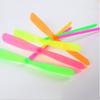 Novelty 10/20Pcs Plastic Bamboo Dragonfly Propeller Outdoor Classic Toy Kid Gift Rotating Flying Arrow Multicolor Random Color
