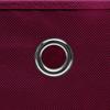 VidaXL Storage Boxes 4 Pcs Dark Red 32x32x32 Cm Fabric