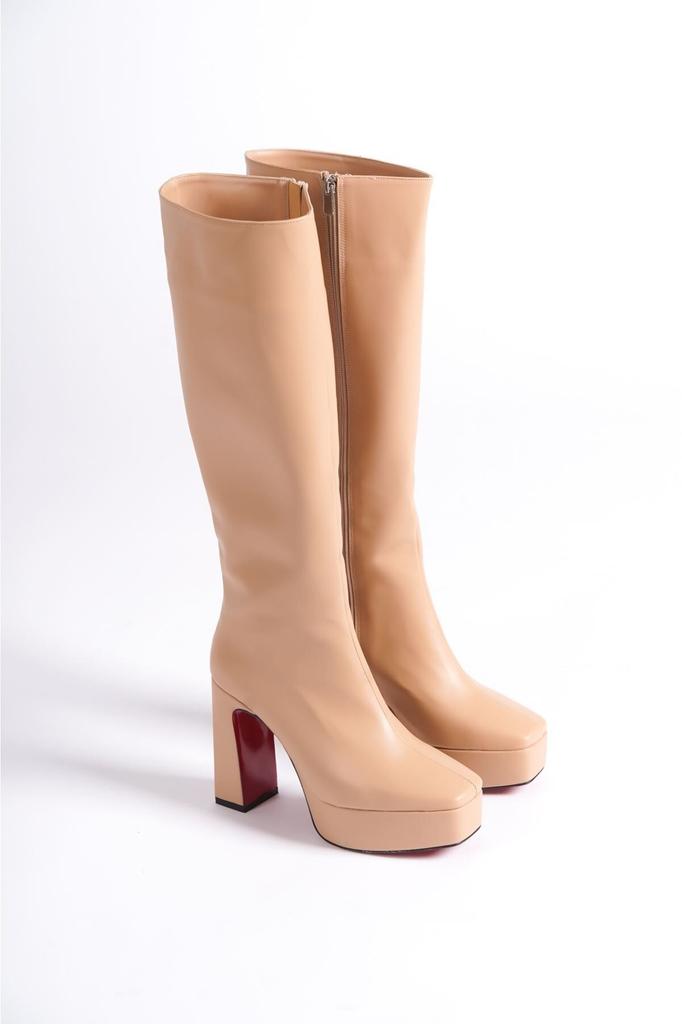 Women's Fashion Style Special Design Platform Knee High Boots