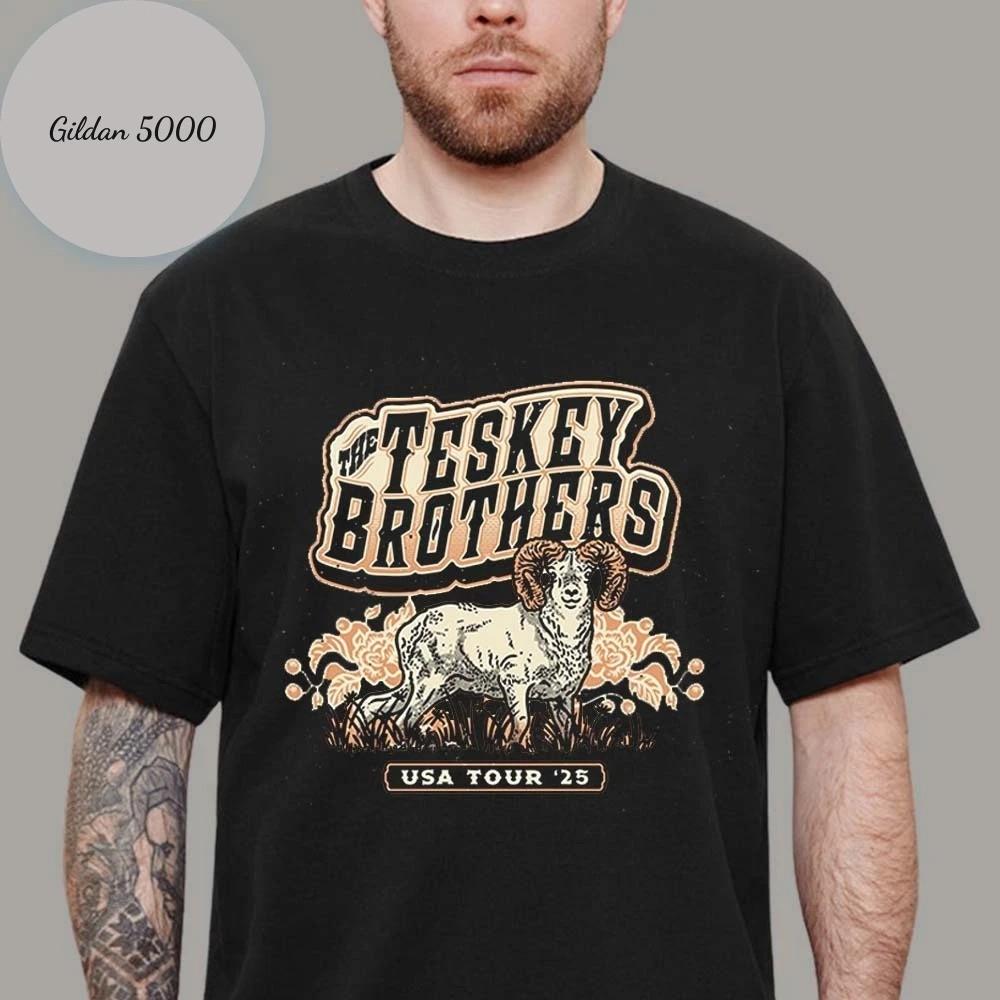 The Teskey Brothers With The Paper Kites For USA Tour Shirt CS208 Unisex T-Shirt XXXL