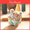 Butter Cute Bear Keychain Pp Cotton Stuffed Toy Backpack Decor Gift For Kids