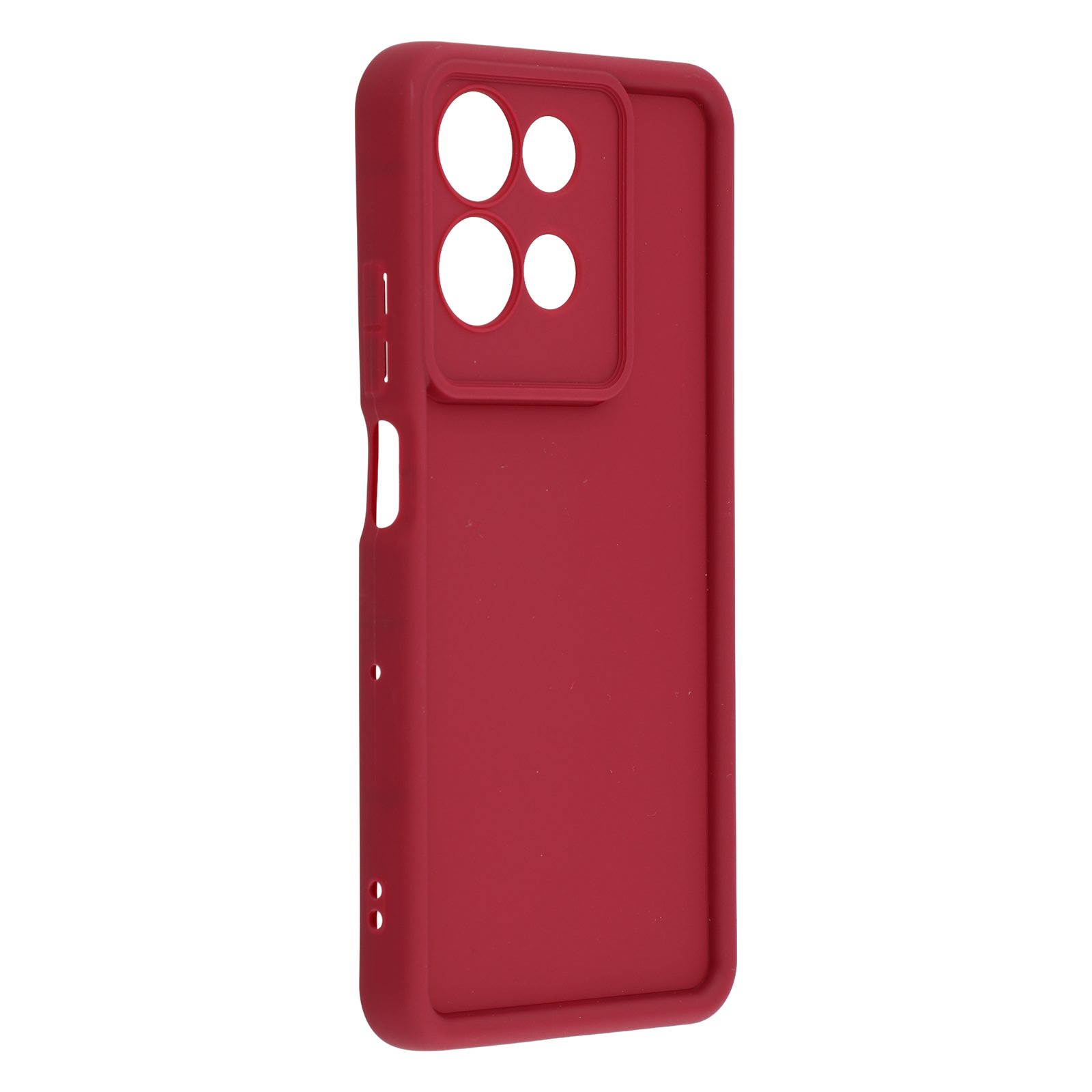 

For Motorola Moto G75 5G Case Grooved Design TPU Anti Slip Phone Cover Beige