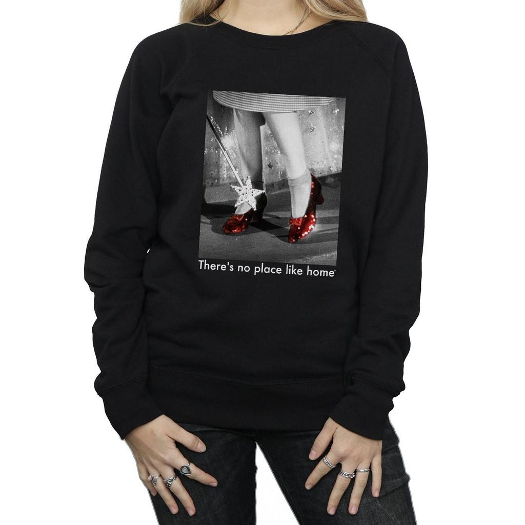 The Wizard Of Oz Womens/Ladies Ruby Slippers Photo Sweatshirt
