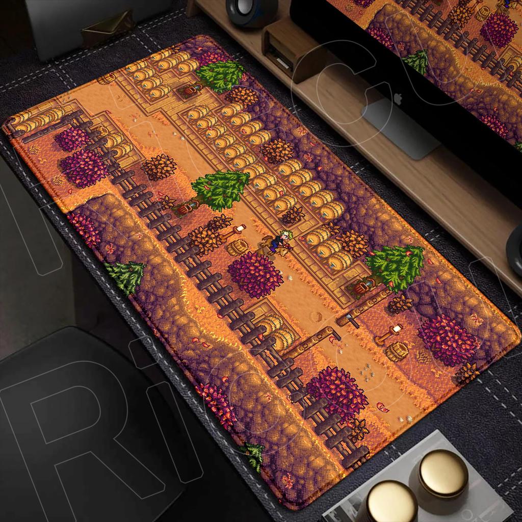 Large Anime Non-slip Keyboard Mouse Pad Laptop Office Accessories Hot Gaming Stardew Valley New Desk Mat Washable Durable Carpet