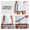 Womens Breathable Athletic Skort With Built-in Shorts Yoga Running Tennis Fitness Wear