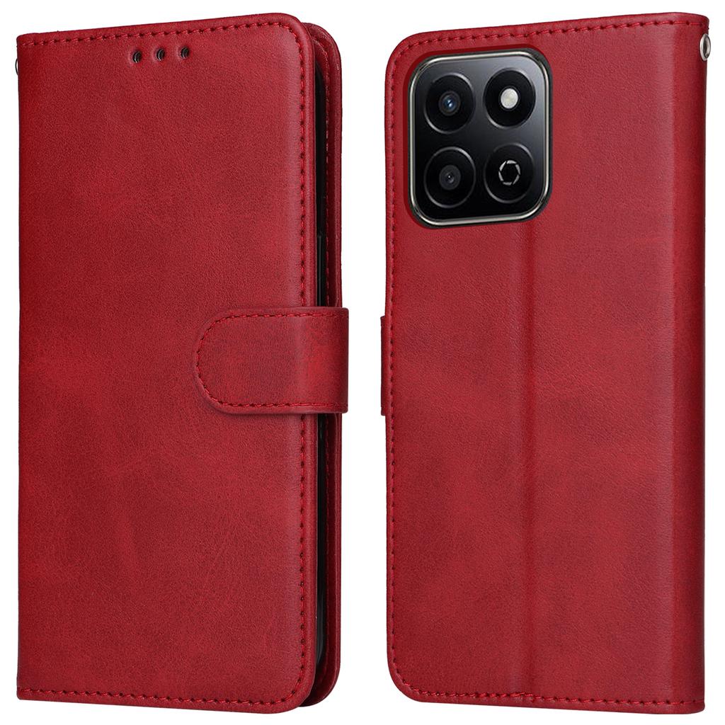 For Honor Play 60 Plus 5G Case Calf Texture Leather Phone Wallet Cover