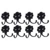 Multipurpose 8Pcs Coat Hook Bedroom Organizing for Kitchen Wardrobe Bathroom X3UC