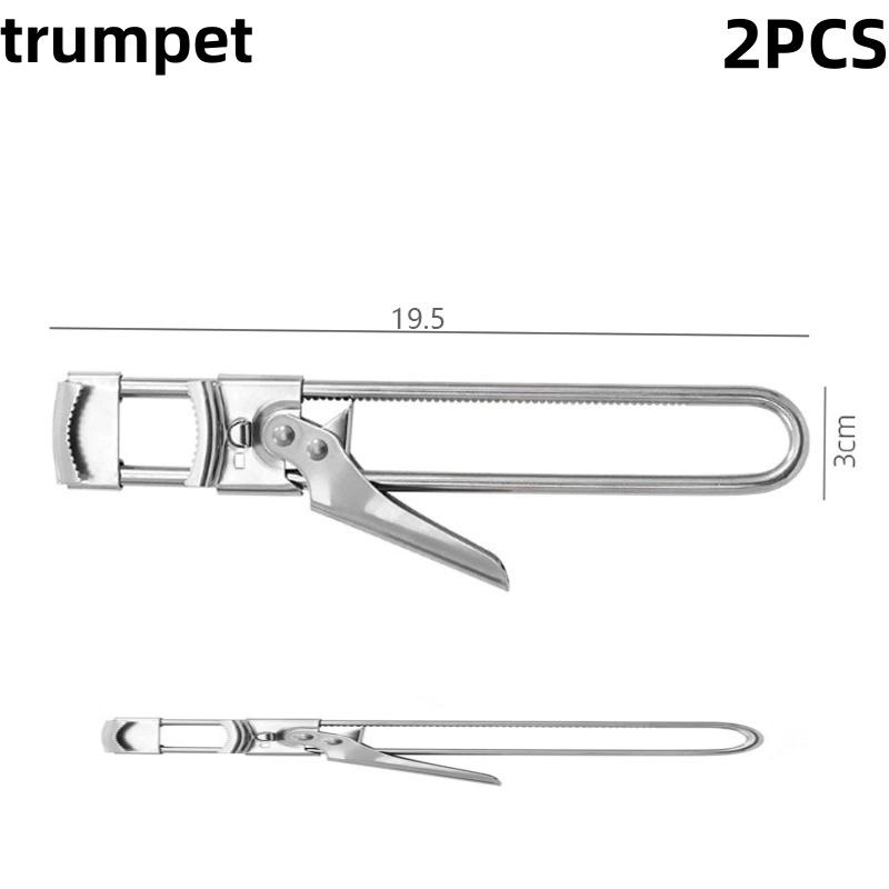 Adjustable Multifunctional Stainless Steel Bottle Opener Stainless Steel Lid Opener Labor-saving Bottle Opener Kitchen Tool