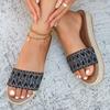 Fashion Weave Mesh Slippers for Women Summer Platform Shoes 2025 New Casual Slingback Sandals Designer Fashion Flip Flops Beach Slides