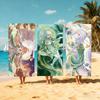 Genshin Impact Zibai Towel Beach Quick Dry Soft Pool Towels Gift for Travel Gym Shower Camping Sports
