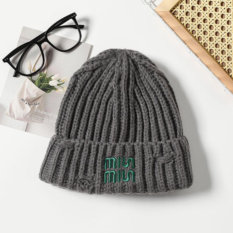 Gestrickte Warme Mütze Damen Pullover Ohrenschützer Konfinement Winddichte Mütze Outdoor Radfahren Sport Wollmütze Tide