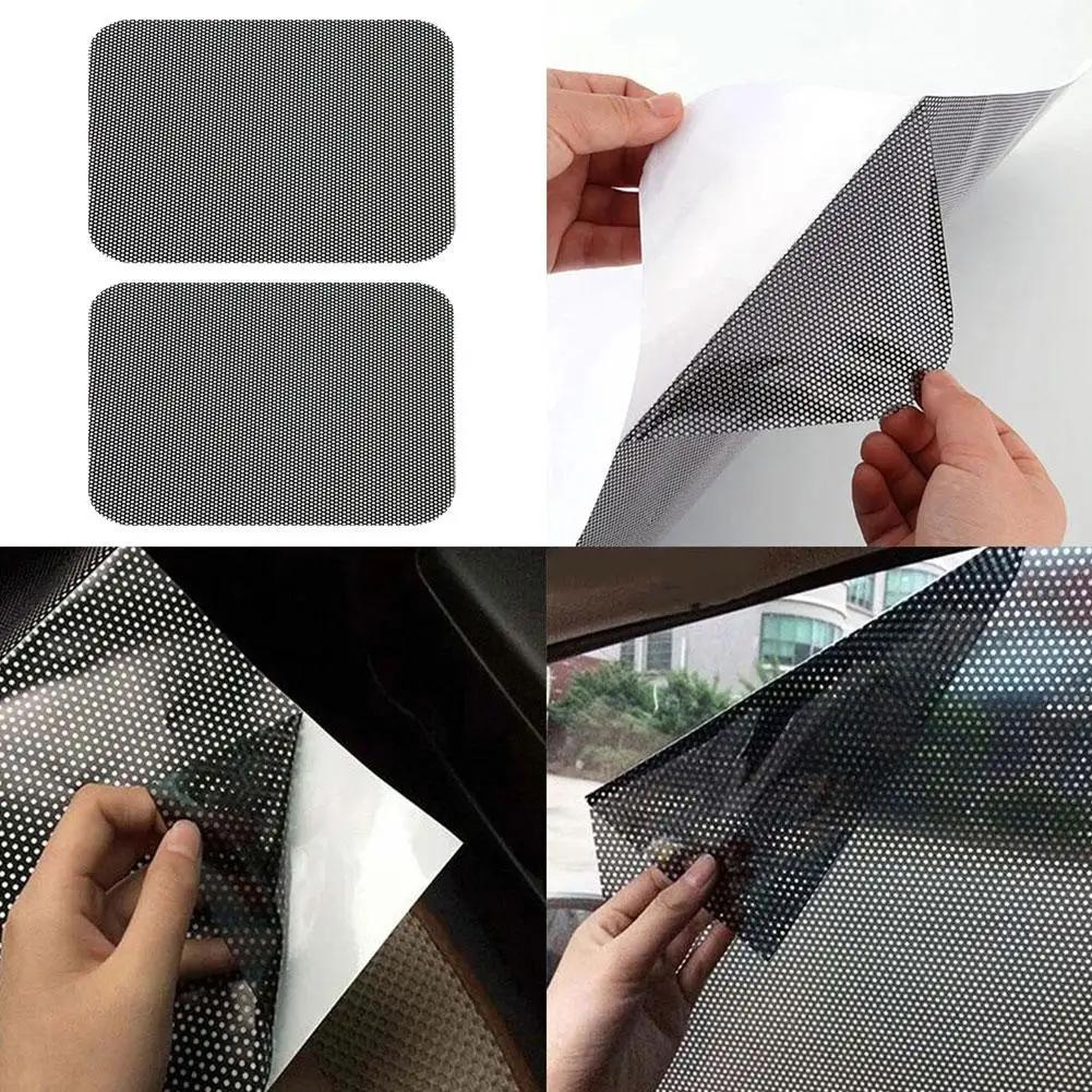 Summer Car Sunshade, Sunscreen, Heat Insulation Curtain, Window Electrostatic Film, Glass Sunblock Side Curtain, Car F6E8